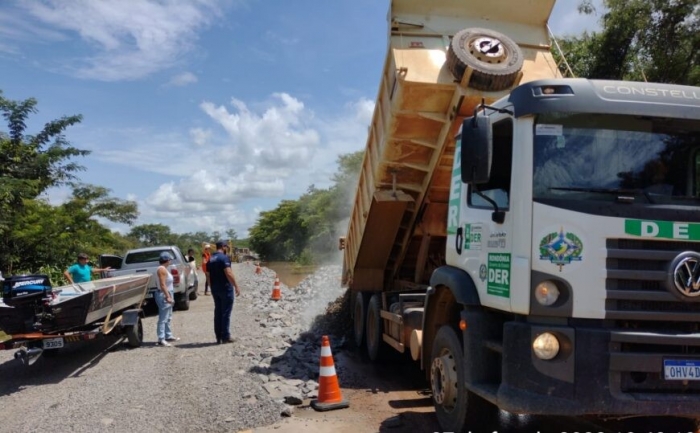 Ação do DNIT para elevação da BR-364 próximo a Ariquemes é reforçada com apoio do Governo